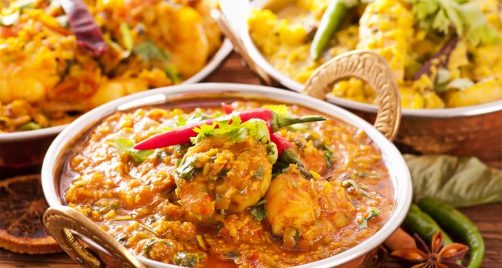 Seafood Balti with Vegetables