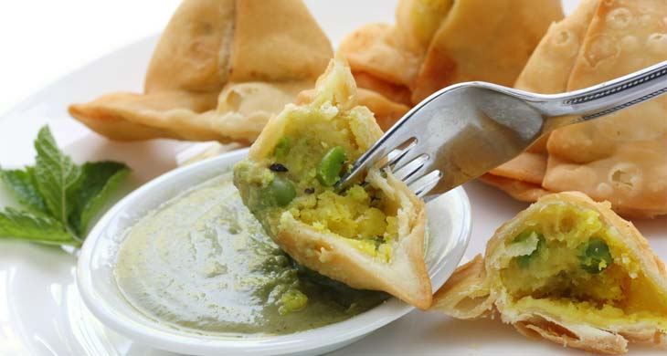 Potato and Pea Samosa