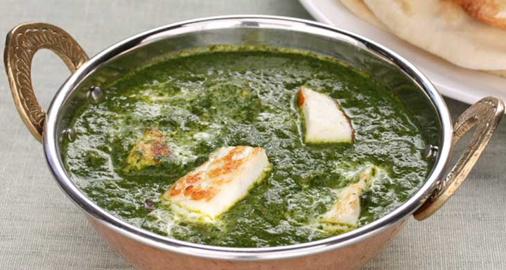 Spinach with Paneer