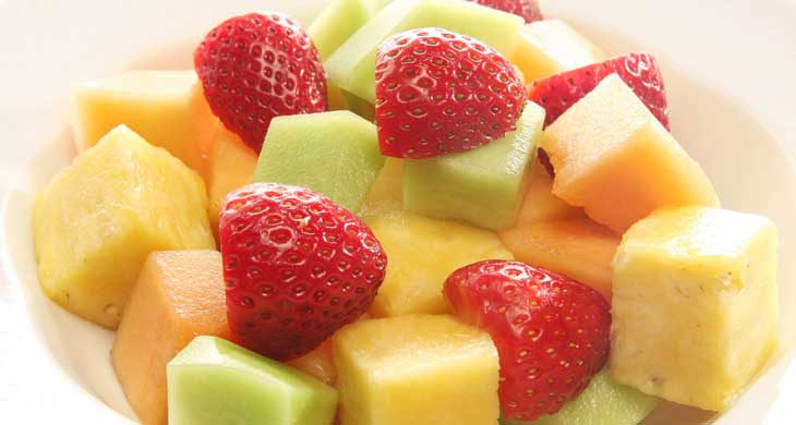 Melon and Strawberry salad