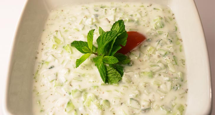Cucumber and Mint Yogurt Raita