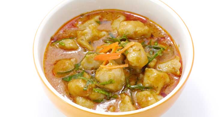 Fish Curry with Crushed Masala