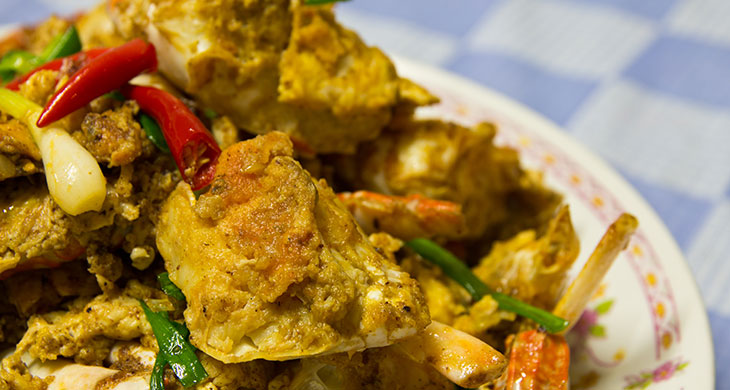 Chilli Crab with Bell Pepper