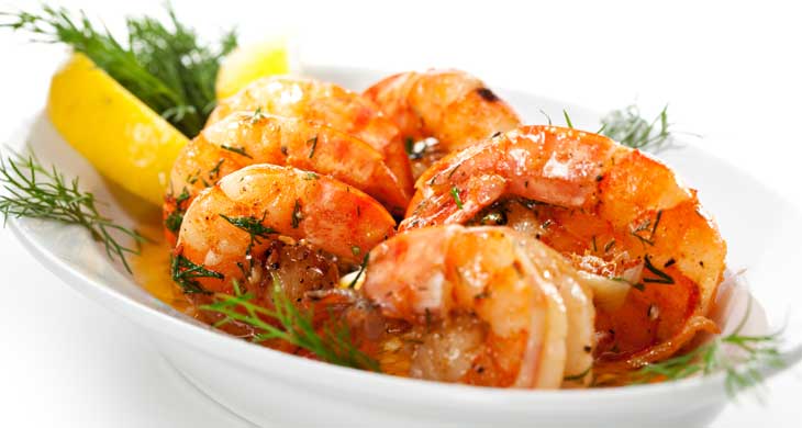 Honeyed Prawns