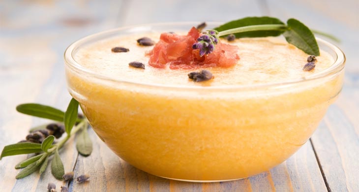 Melon and Parma Ham Soup