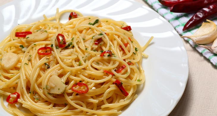 Aglio E Olio (Pasta with Garlic and Olive Oil)