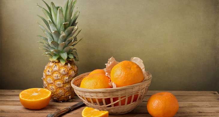 Caramelized Orange and Pineapple