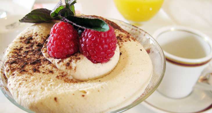 Tiramisu with Raspberry Surprise