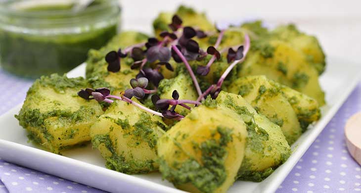 Potato in Coriander Gravy
