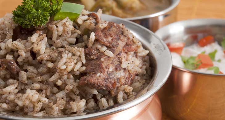 Pulao in Lamb Stock