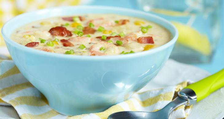 Sweet Corn and Prawn Soup