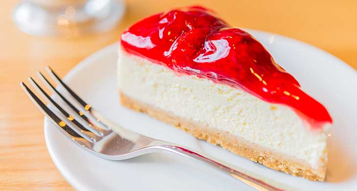 Peach and Raspberry Cheesecake