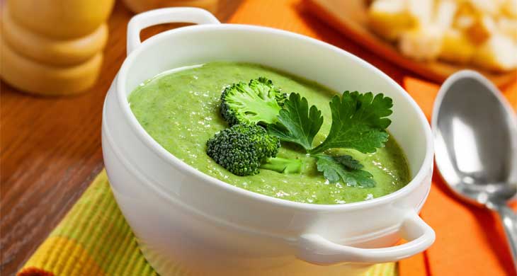 Spinach and Broccoli Soup