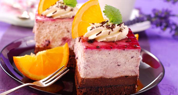 Praline Cheese Cake Torte