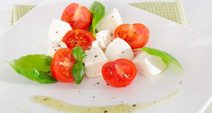 Tomato and Cheese Salad