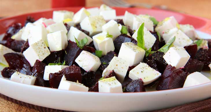 Beetroot and Cheese Salad