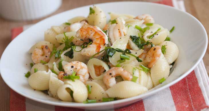 Macaroni with Prawn