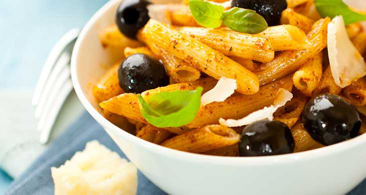 Penne with Broad Beans and Artichokes