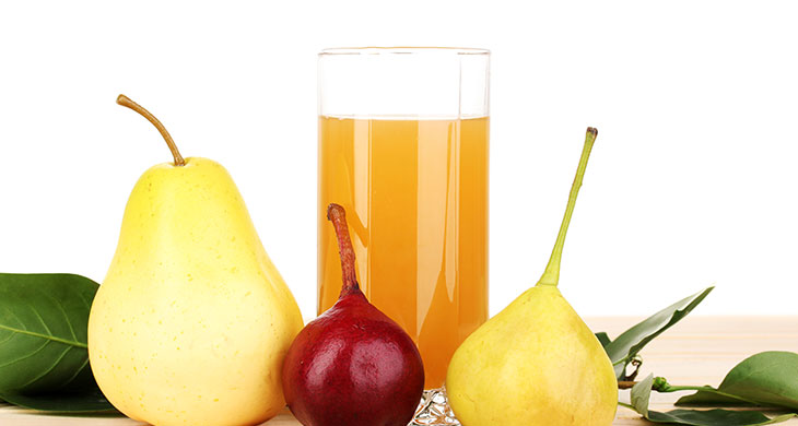 Pear and orange juice