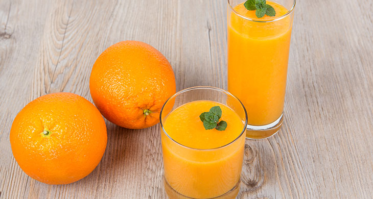 Orange, Lemongrass, Chilli and Mint Juice