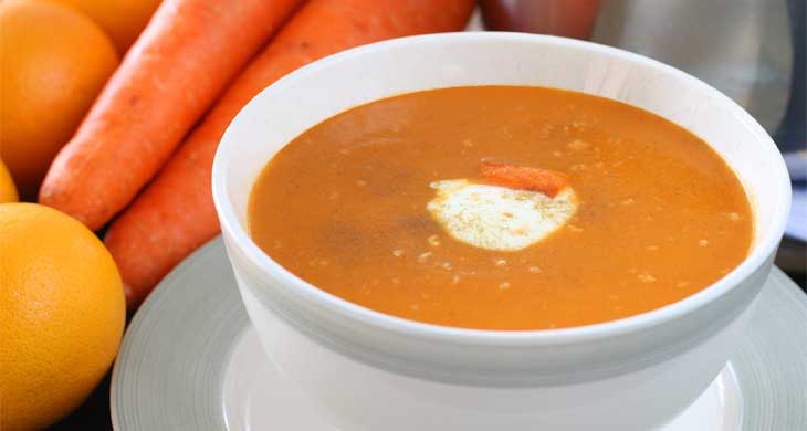 Carrot with Orange Soup