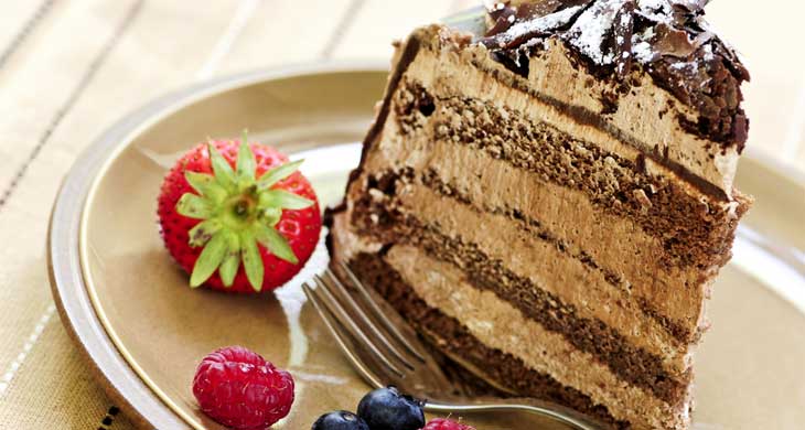 Chocolate Coffee Mousse Cake