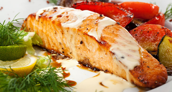 Grilled Salmon Steaks