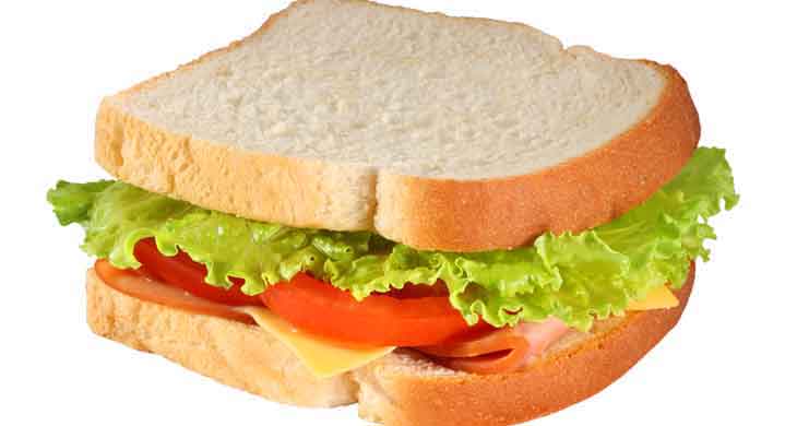Cucumber and Tomato Sandwich