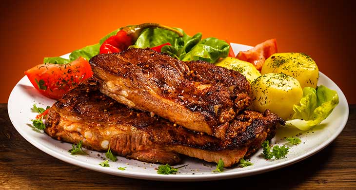 Barbecued Pepper Ribs