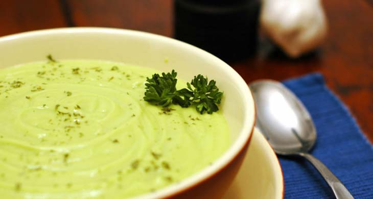 Chilled Avocado & Coriander Soup