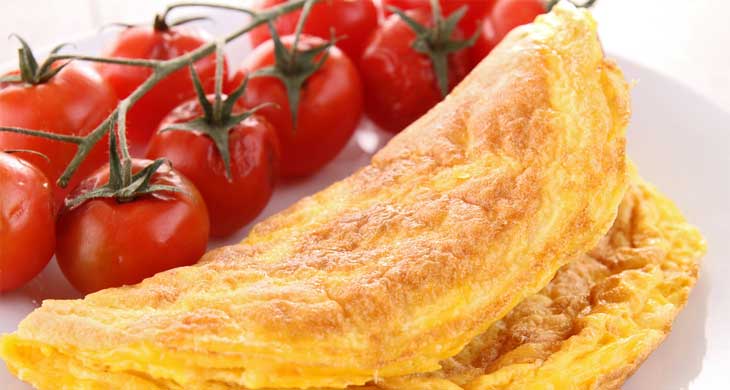 Indian Tomato and Onion Omelette