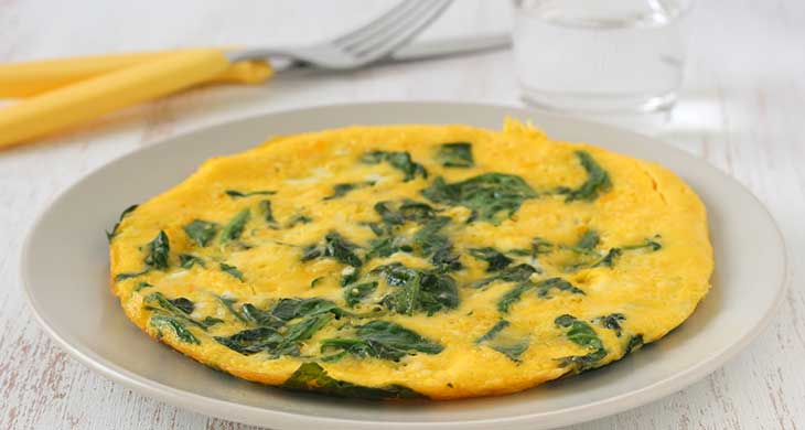 Spinach Omelette