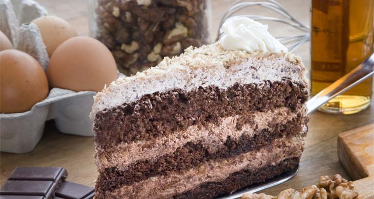 Peach and Walnut Shortcake