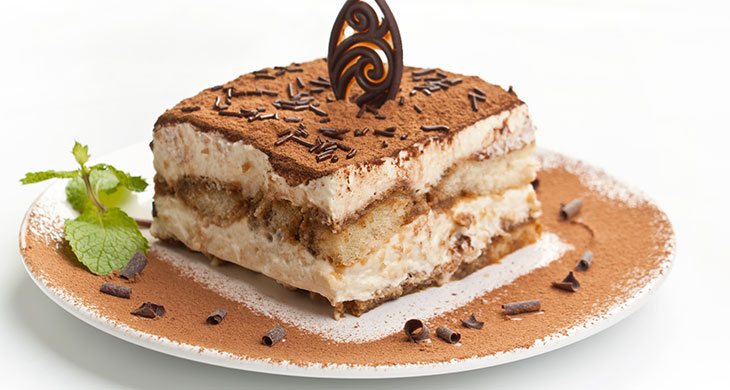 Tiramisu with Pears and Grappa