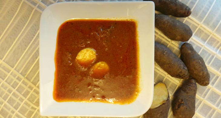 Grandmas Karunai Kilangu Kuzhambu (Yam Gravy)
