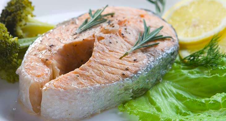 Salmon with Fennel Sauce