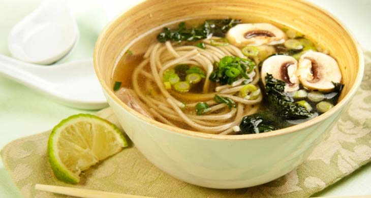 Mushroom Noodle Soup