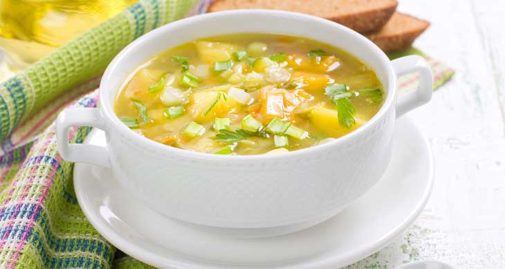 Bean Curd and Vegetable Soup