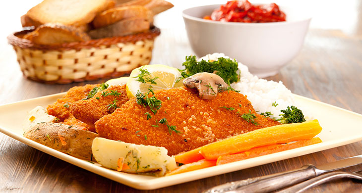 Deep-Fried Whole Fish and Vegetable in Sweet and Sour Sauce
