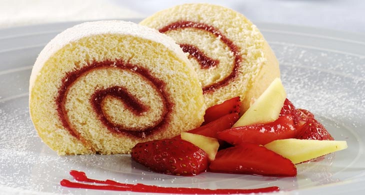 Kaju Swiss Rolls