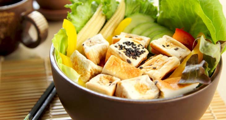 Tofu with Hot and Sweet Sauce