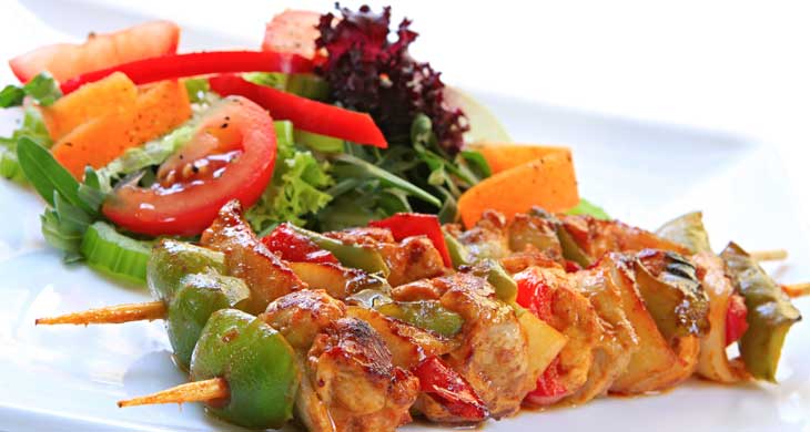 Marinated Chicken Kebabs