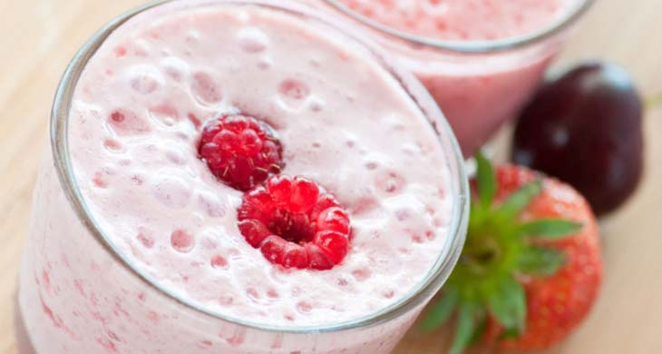 Raspberry Smoothies
