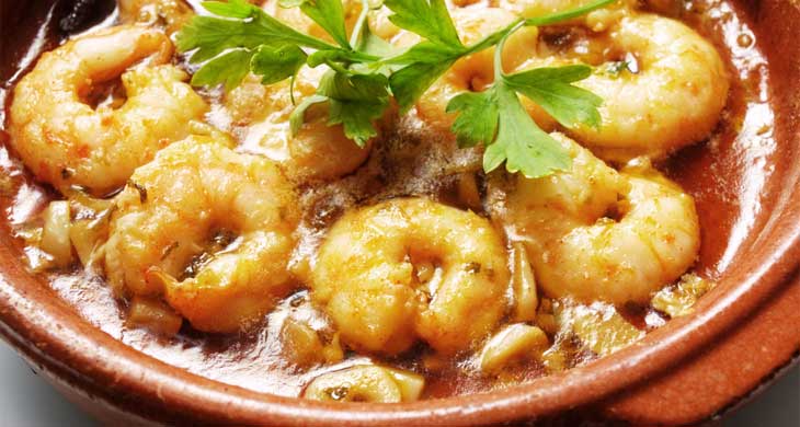 Prawns in Coconut and Mustard