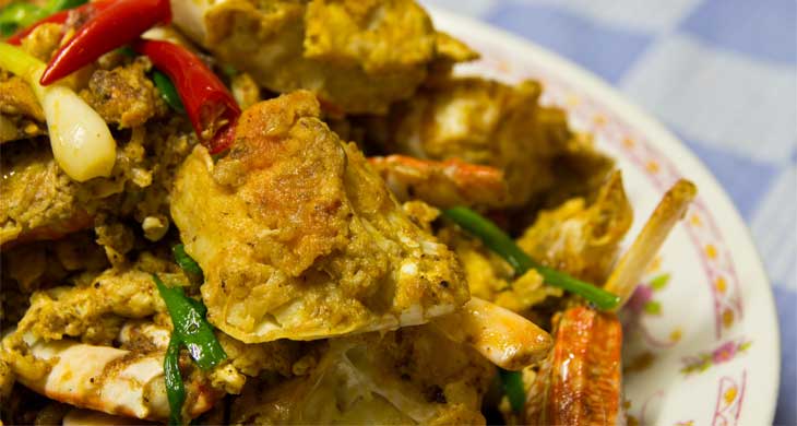 Spicy Crab with Coconut