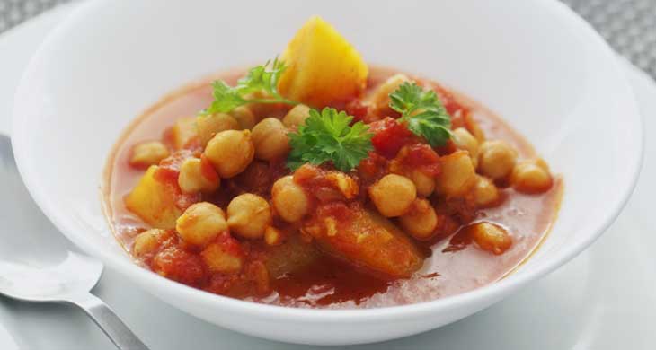 Hot and Spicy Chickpeas