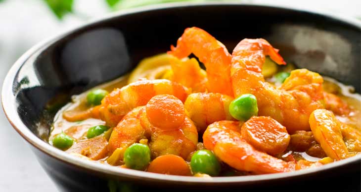 Prawn and Vegetable Balti