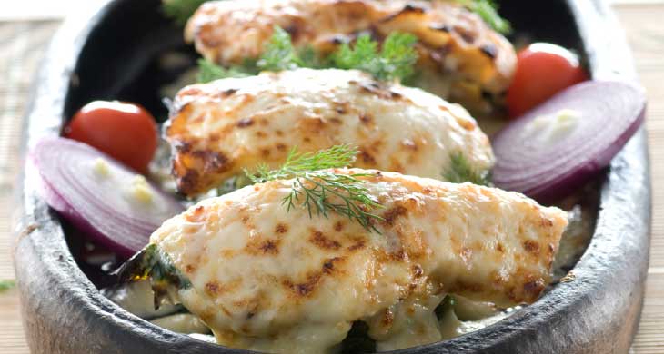 Grilled Chicken with Cheese