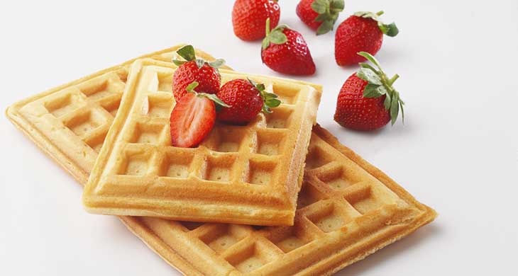 Golden Sweet potatoes Waffles