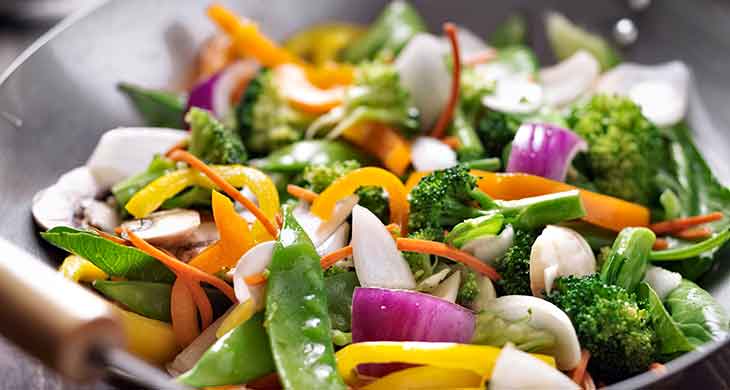 Spicy Stir-fried Vegetables